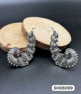 Silver Tone Fashion Earrings