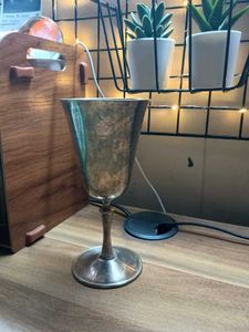 KI de Uberti Italy Wine Goblet Silver Plated