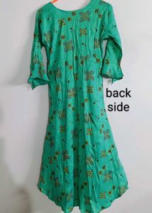 Green Printed Kurti