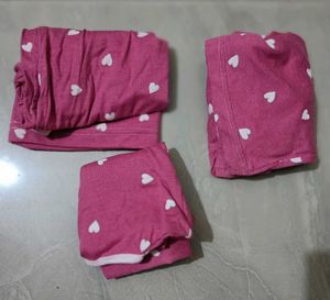 Girls' Heart Print T-Shirt