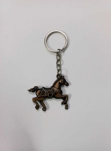 Horse Metal Keychain