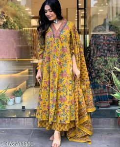 Kurta With Dupatta And Bottom wear