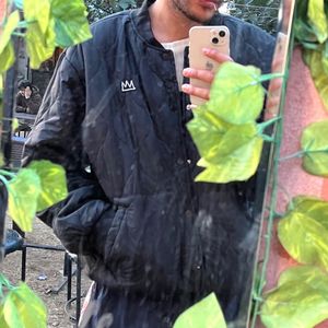 Stylish Black Quilted Jacket