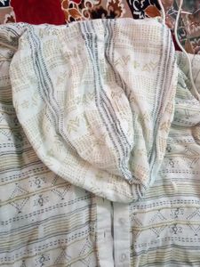 Taavi Handblock Hoodie Kurta