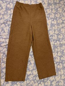 Brown Wide Leg Full Pants