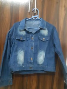Distressed Denim Jacket