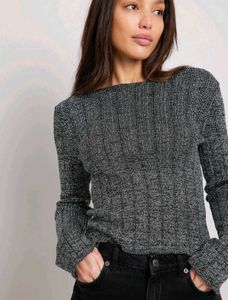New with tag Pinterest Ribbed Knit Long Sleeve Top