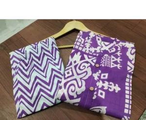 Printed Purple Kurta