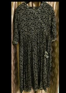 Black & White Paisley Dress