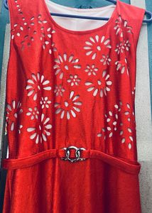Red Shiny Fabric