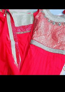 Beautiful Partuly Anarkali Gown Dress