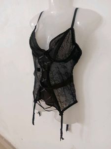 black gothic corset