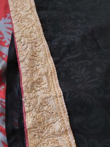BLACK SAREE With Blouse