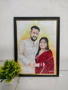 Framed Customised Couple Potrait