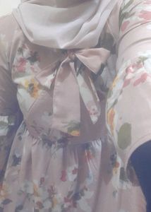 Floral Print Dress M size