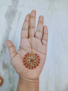 Red &amp; Gold Jewelry Set