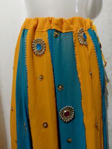 Haldi Lahenga Choli Fabric And Dupatta