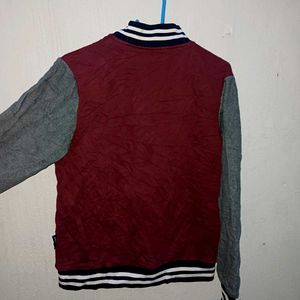 💥maroon Varsity Jacket