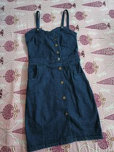 Nuon by Westside Navy Libra Denim Dress