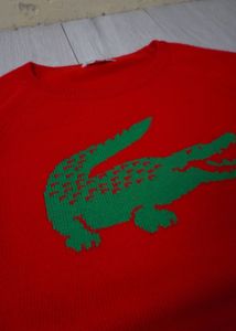 Lacoste Red Sweater