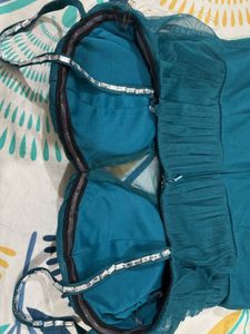 Birthday outfit Elegant sea blue Dress