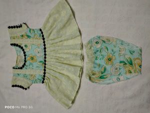 Floral Baby Dress Set