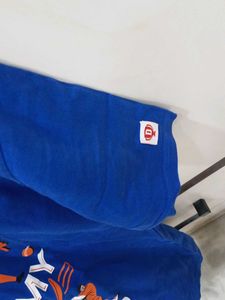 Blue Cricket Graphic T-Shirt