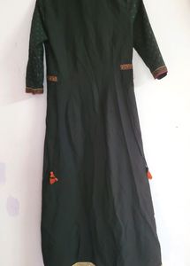 W Brand Black Gold Kurta. Size XS