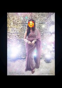 Elegant Saree(Stitched Blouse)💜✨💅
