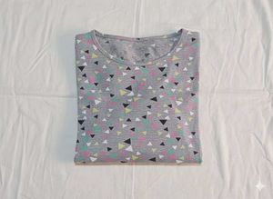 Casual Grey Printed Dress