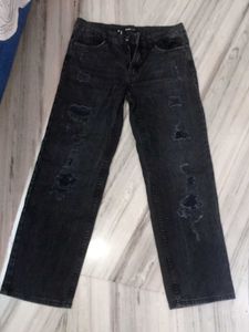 Two Ripped Black Jeans