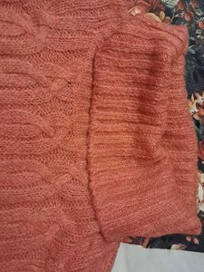 Warm Woollen Long Neck Sweater