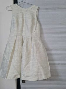 White Fit &amp; Flare Dress