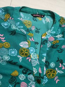 Green Floral Jumpsuit