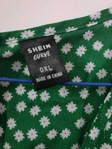 Green Knee Length Dress