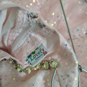 Pink Sparkly Party Dress