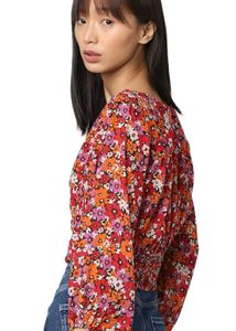 Floral Puff Sleeve Top