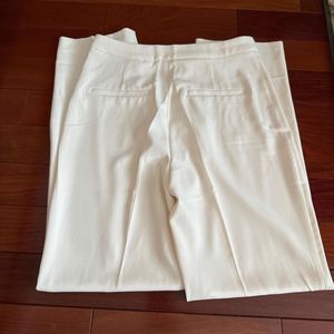 H&amp;M Elegant White Wide Leg Pants