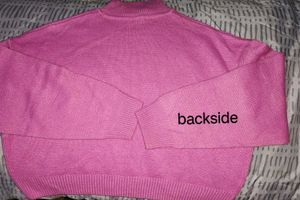 Pink Cropped Sweater