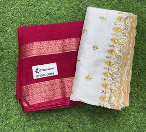 Mysore Crepe Sarees - Set of 10
