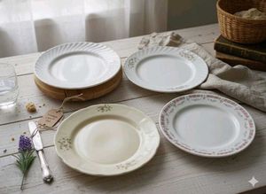 Vintage Dinner Plates (Set of 4)