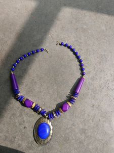 Navy Blue Neckpiece