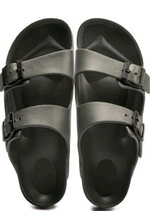 Comfortable Women's Olive Green Slides, 9 Size