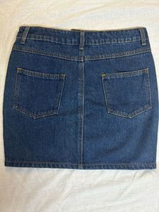 Denim Mini Skirt