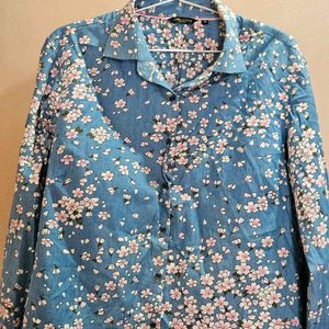 Floral Print Long Sleeve Shirt