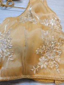 Golden Organza Blouse