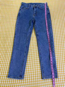 Korean Stretchy Blue Denim Jeans Waist 28-29
