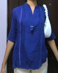 Blue Tunic Top