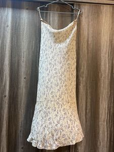 Floral Print Slip Skirt