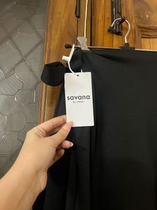 Savana Elegant Black Bodycon Dress